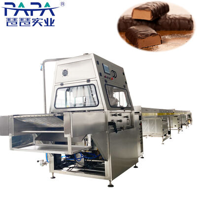 좋은 가격 Granola Bar 초콜릿 엔로버 기계 냉각 터널 코팅 장비 온라인으로